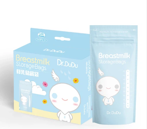 Прилагођено штампано пластично самостојеће паковање за вишекратну употребу за кућне љубимце/Пе без БПА кесе за складиштење мајчиног млека